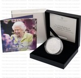 2021 Queen Elizabeth Ii 95Th Birthday Five Pound Crown Piedfort Silver Proof Coin